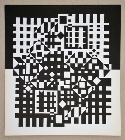 Сериграфия Vasarely - Pilich I.- 1966