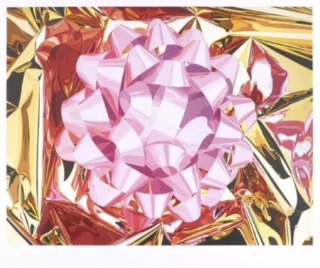 Многоэкземплярное Произведение Koons - Pink Bow - Celebration series