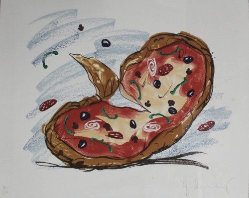 Литография Oldenburg - Pizza/Palette,
