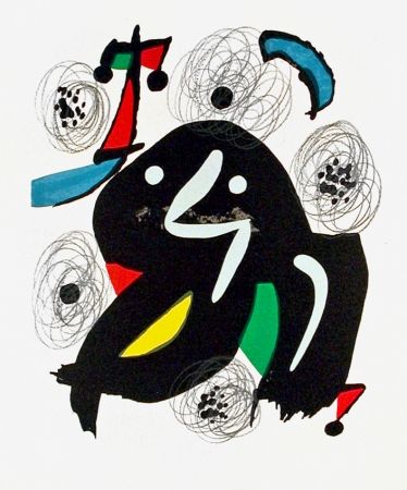 Литография Miró - Pl. 4 from La Mélodie Acide (The Acid Melody)