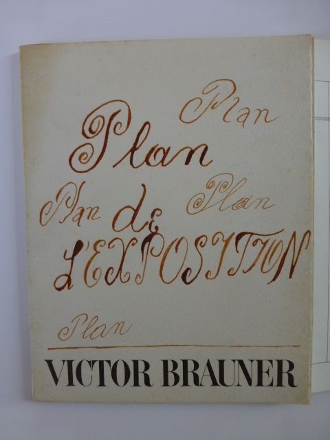 Иллюстрированная Книга Brauner - Plan de l'exposition galerie Iolas 1966