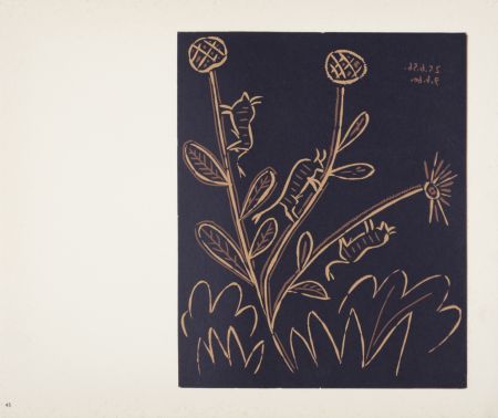 Линогравюра Picasso (After) - Plante aux Toritos, 1962