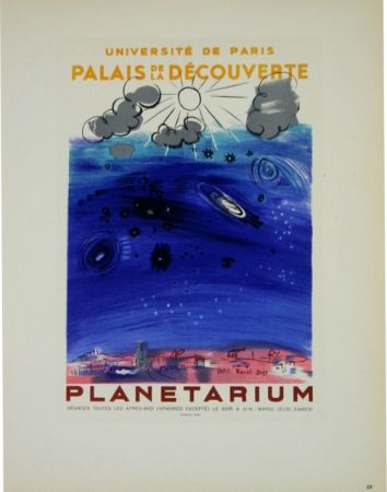 Литография Dufy - Planétarium  1956