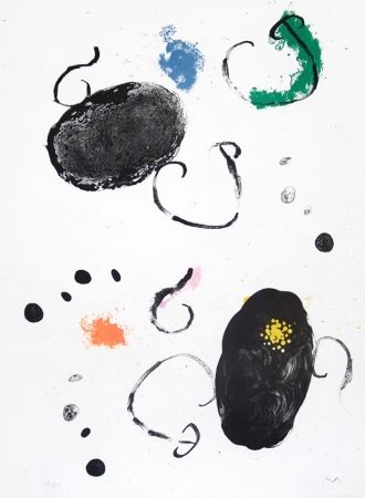 Литография Miró - Plate 15 from Album 19, 1961