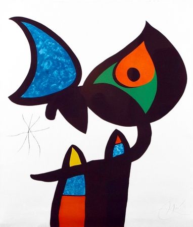 Офорт И Аквитанта Miró - Plate VI from Espriu – Miró