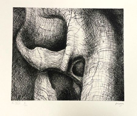 Гравюра Moore - Plate XXVI from Elephant Skull