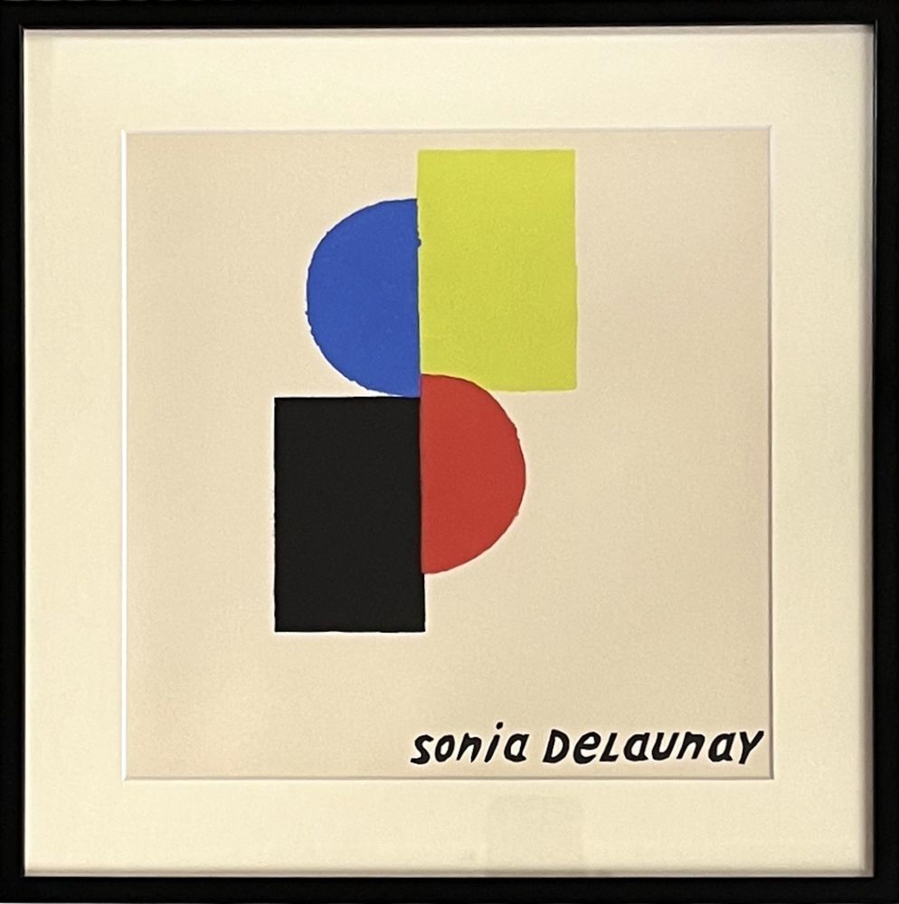 Нет Никаких Технических Delaunay - Pochoir 4 couleurs