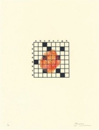 Литография Brossa - Poema visual 14
