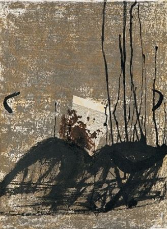 Литография Tàpies - Poems-3