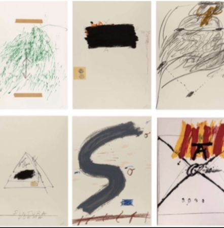 Иллюстрированная Книга Tàpies - POEMS FROM THE CATALAN II