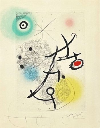 Гравюра Miró - Ponts suspendus
