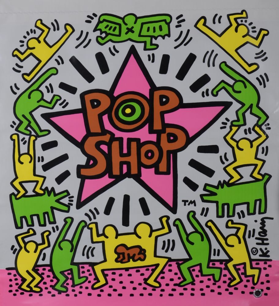 Сериграфия Haring - Pop shop Bag, 1986