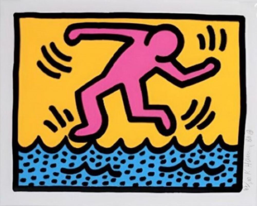 Сериграфия Haring - Pop Shop II Plate 3