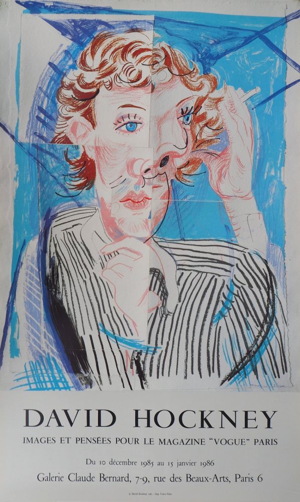 Иллюстрированная Книга Hockney - Portrait cubiste : Vogue