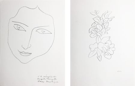 Литография Matisse - PORTRAIT D'ANGÈLE (1943)