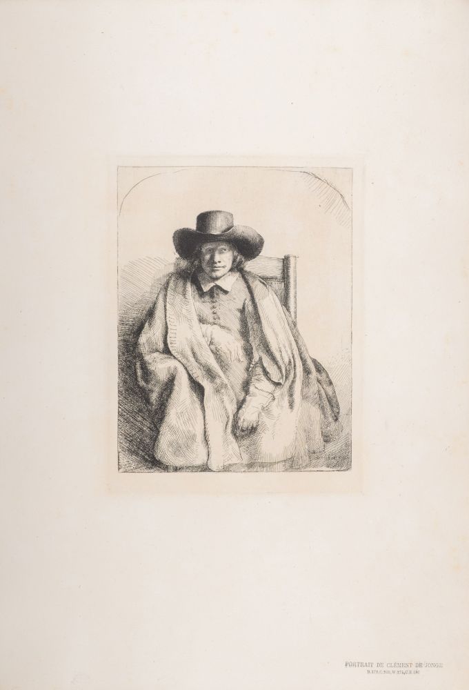Фототипия Rembrandt - Portrait de Clément de Jonge