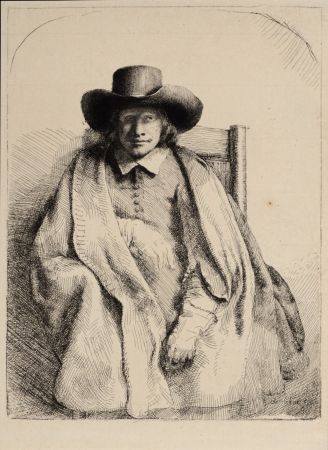 Фототипия Rembrandt - Portrait de Clément de Jonghe
