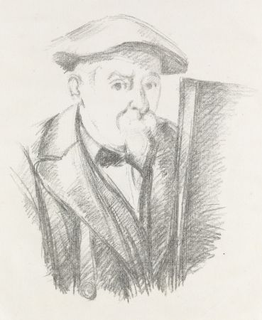 Литография Cezanne - Portrait de Cézanne par lui-même, c. 1898