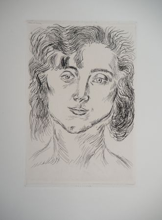 Гравюра Matisse - Portrait de femme