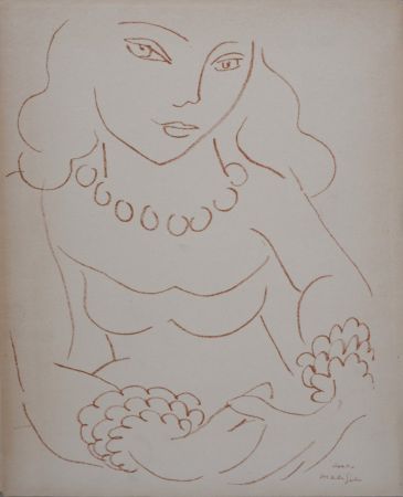 Литография Matisse - Portrait de femme