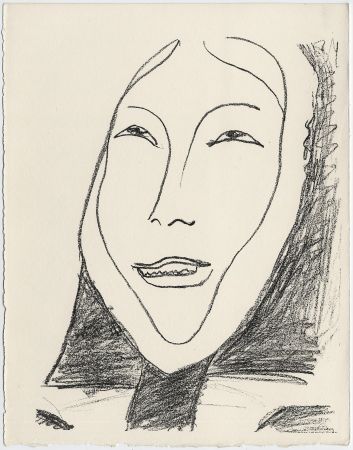 Литография Matisse - Portrait de femme esquimau n° 4. 1947 (Pour Une Fête en Cimmérie)
