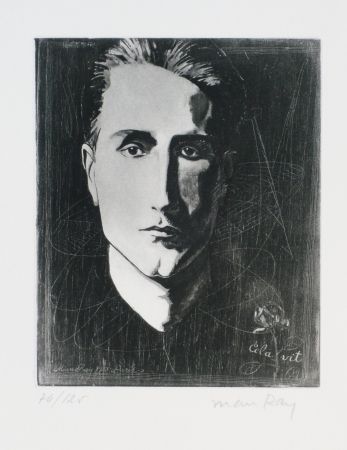 Офорт И Аквитанта Ray - Portrait de Marcel Duchamp