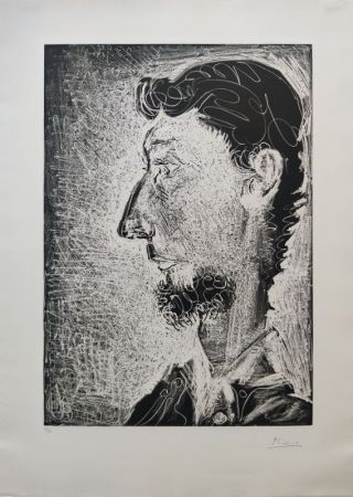 Офорт И Аквитанта Picasso - Portrait de Piero Crommelynck II 