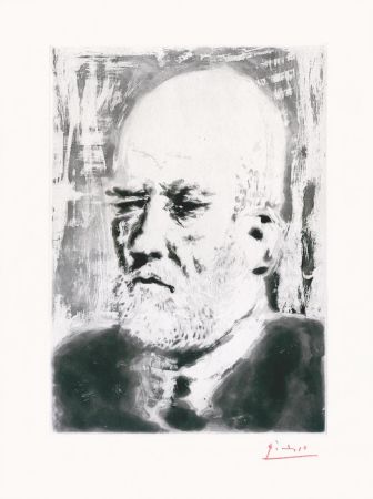 Офорт Picasso - Portrait de Vollard
