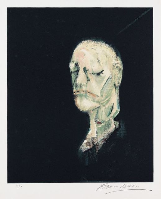 Литография Bacon - Portrait de William Blake