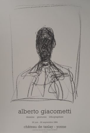 Иллюстрированная Книга Giacometti - Portrait d'homme