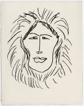 Литография Matisse - Portrait d'homme esquimau n° 1. 1947 (Pour Une Fête en Cimmérie)