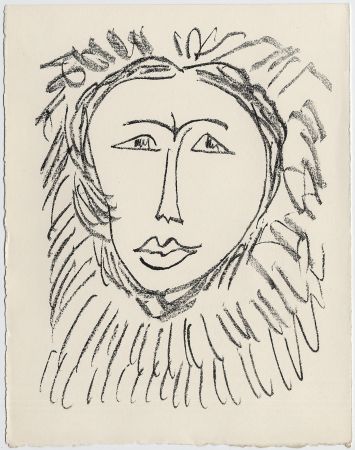 Литография Matisse - Portrait d'homme esquimau n° 3. 1947 (Pour Une Fête en Cimmérie)