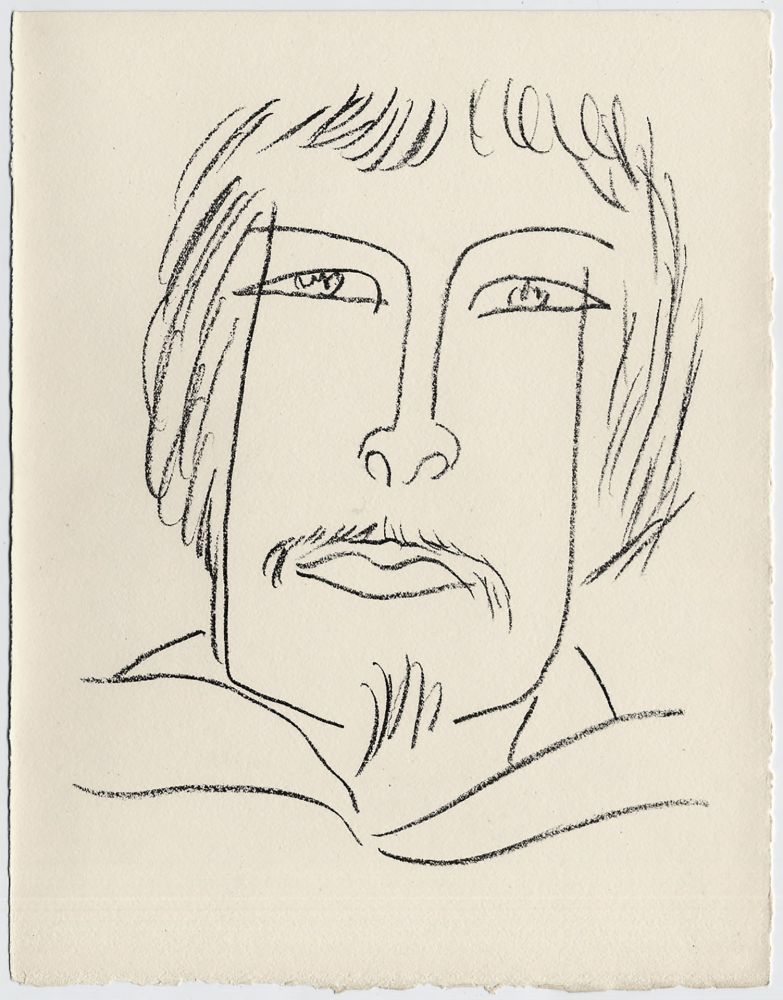 Литография Matisse - Portrait d'homme esquimau n° 7. 1947 (Pour Une Fête en Cimmérie)