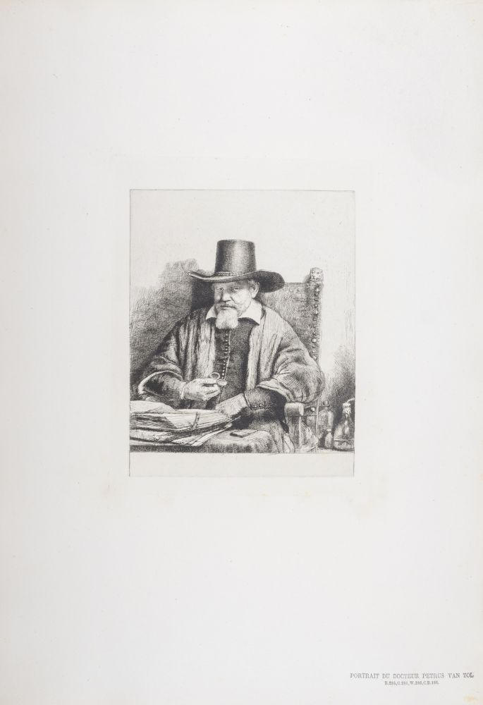 Фототипия Rembrandt - Portrait du Docteur Petrus Van Tol