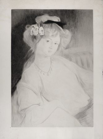 Гравюра Chahine - Portrait d'élégante, c. 1907