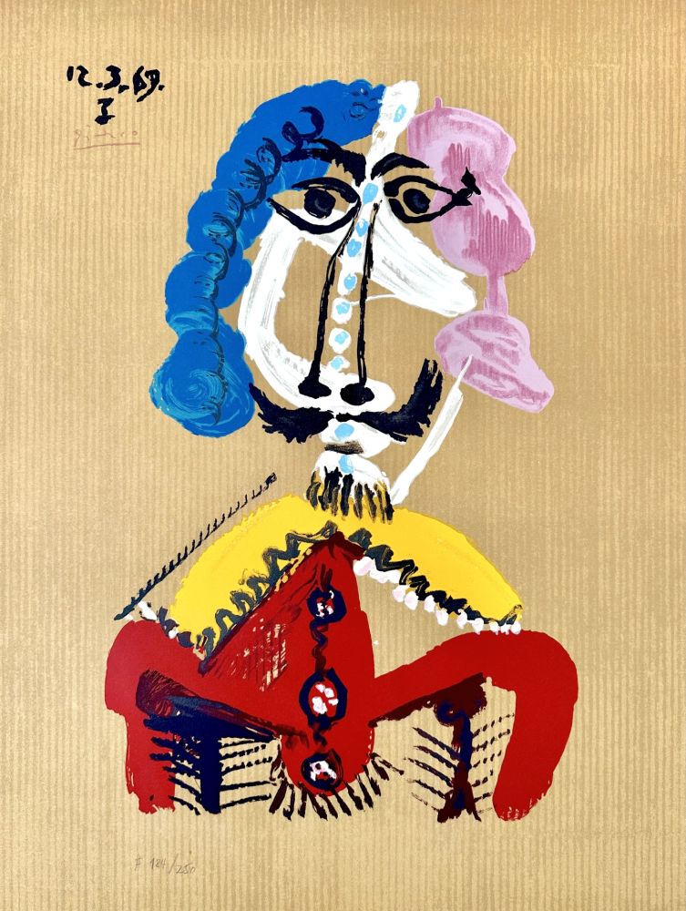 Литография Picasso - Portrait Imaginaires 12.3.69 I