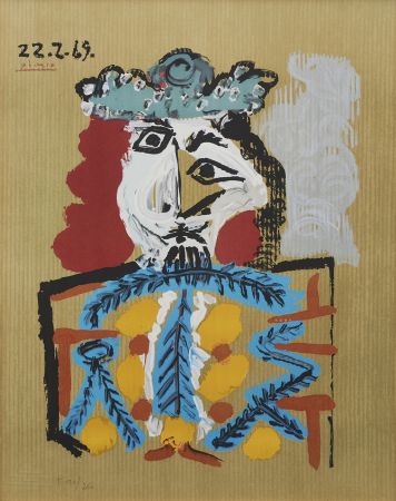 Литография Picasso - Portrait Imaginaires 22.2.69