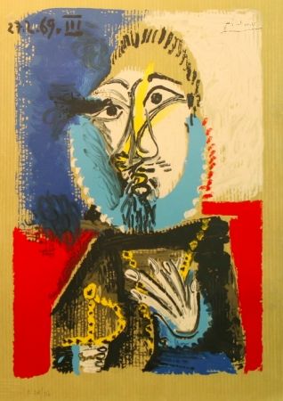 Литография Picasso - Portrait Imaginaires 27.2.69 III