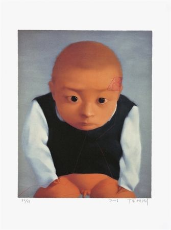Литография Xiaogang - Portrait of a boy