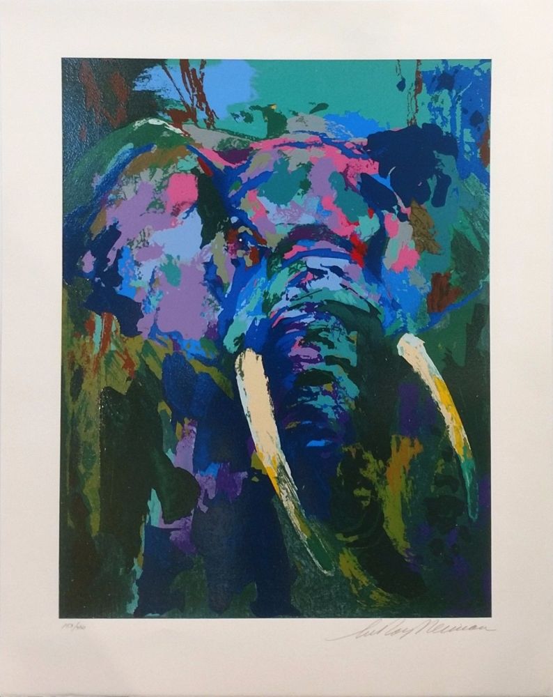 Сериграфия Neiman - PORTRAIT OF AN ELEPHANT