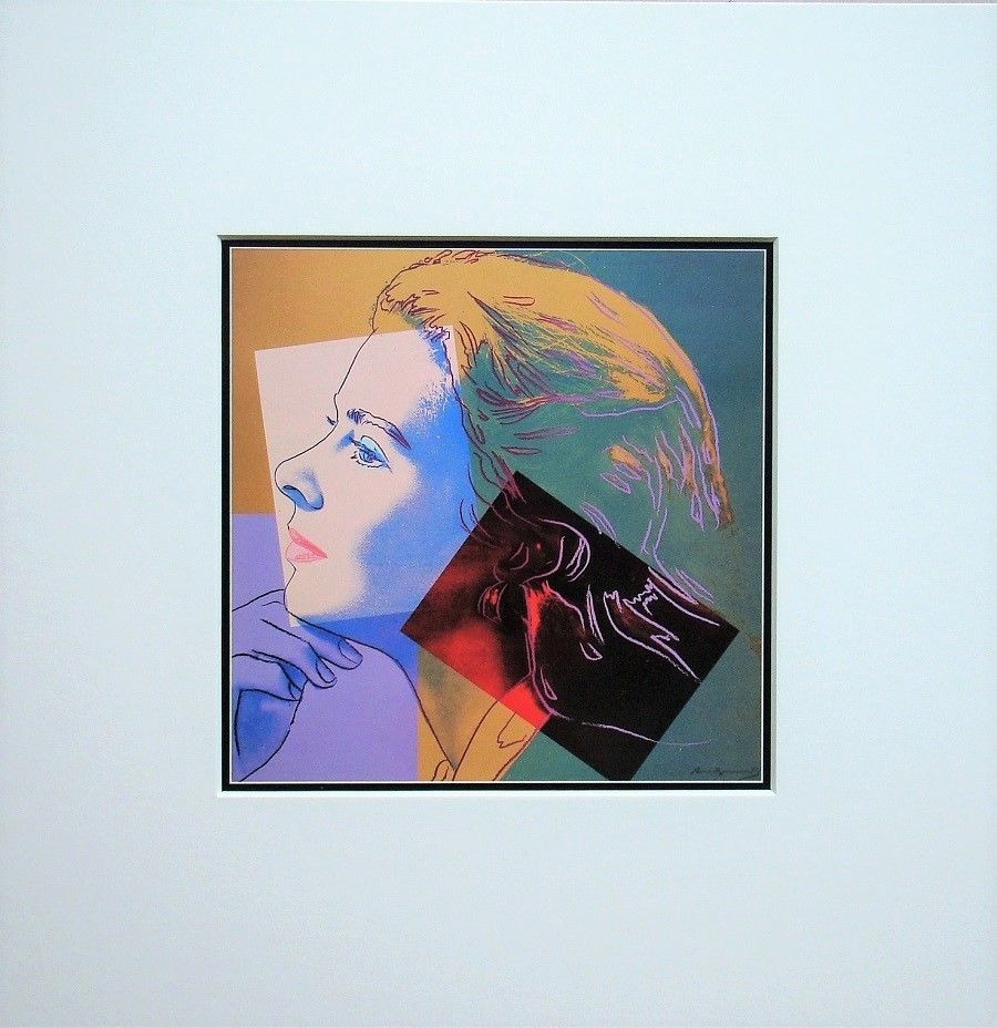 Гашение Warhol (After) - Portrait of Ingrid Bergman