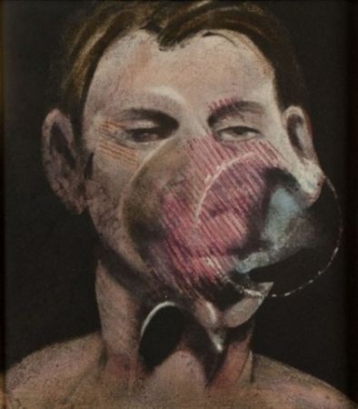 Офорт И Аквитанта Bacon - Portrait of Peter Beard I 