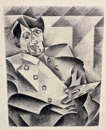 Офорт Gris  - Portrait of Picasso