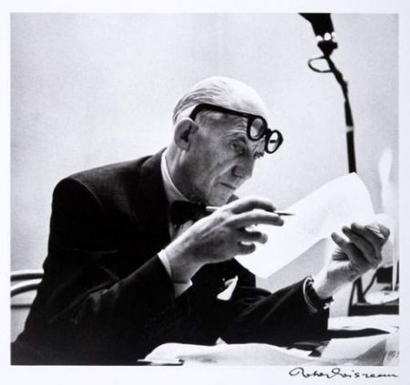 Фотографии Le Corbusier - Portrait par Robert Doisneau