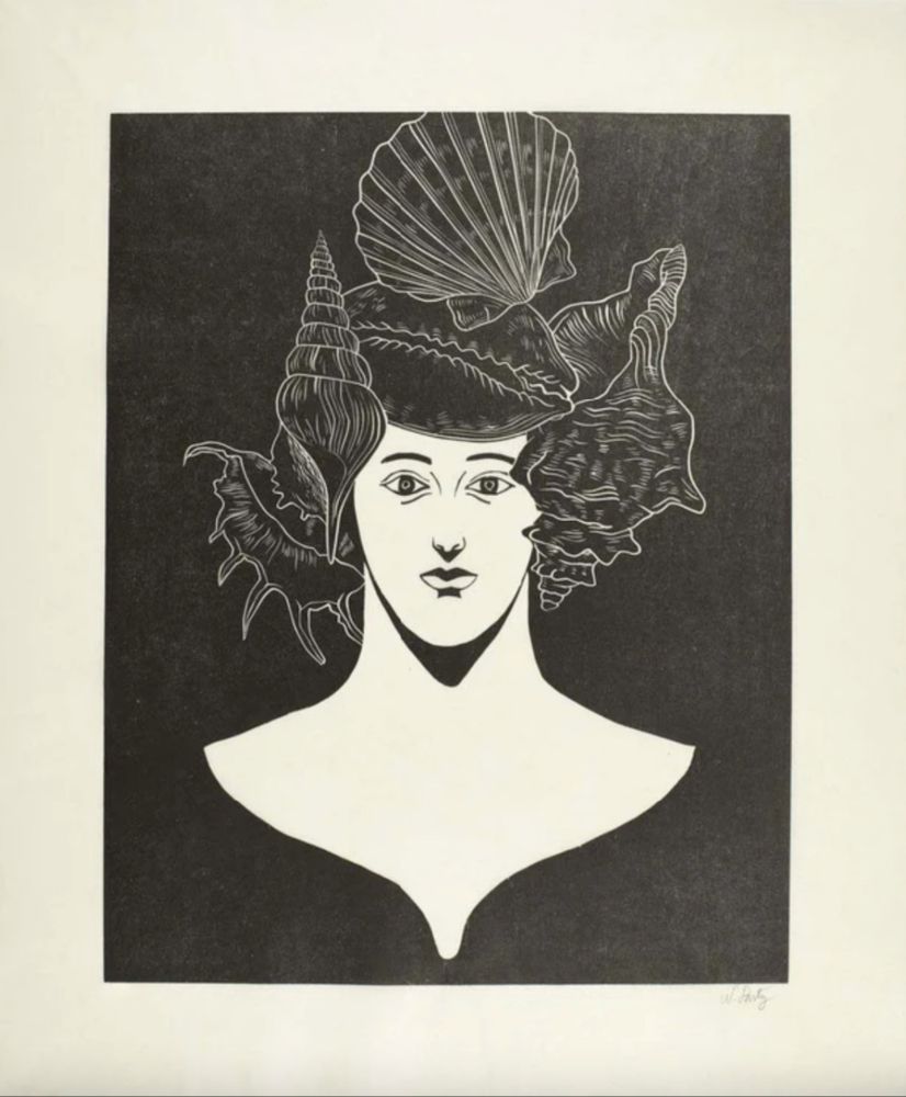 Гравюра На Дереве Party - Portrait With Shells