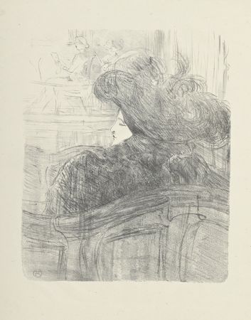 Литография Toulouse-Lautrec - Portraits d’Acteurs et d’Actrices : Cleo de Merode