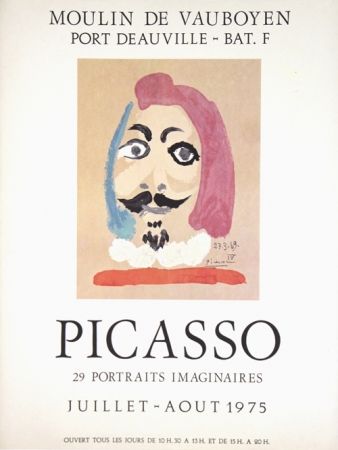 Гашение Picasso - Portraits Imaginaire , Moulin de Vauboyen