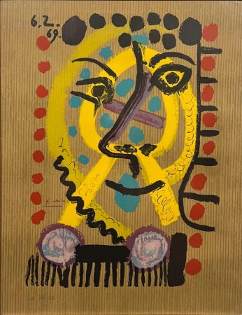 Литография Picasso - Portraits imaginaires 06.02.1969