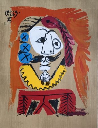 Литография Picasso - Portraits Imaginaires 19.3.69 II