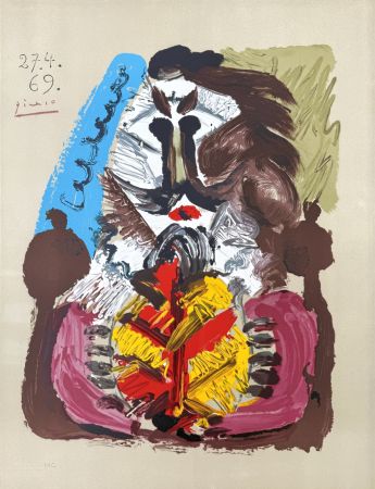 Литография Picasso - Portraits Imaginaires 27.4.69